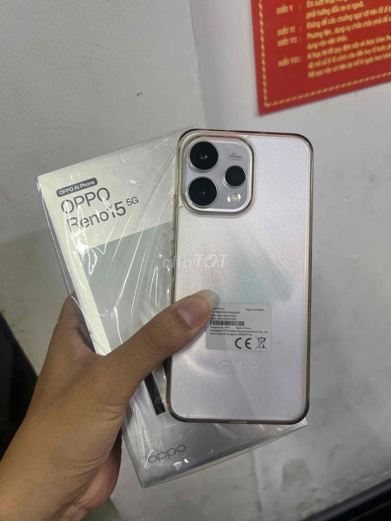 Oppo Reno 15 5G 12GB/256GB Bạc. Mua bán Điện thoại tại Quận Cầu Giấy Hà Nội được đăng bởi Nguyễn mạnh tường hình 1