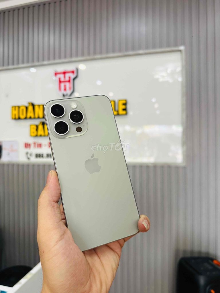 Apple iPhone 15 Pro Max 256GB Xám. Mua bán Điện thoại tại Quận Liên Chiểu Đà Nẵng được đăng bởi Hoàng Tú Mobile hình 1
