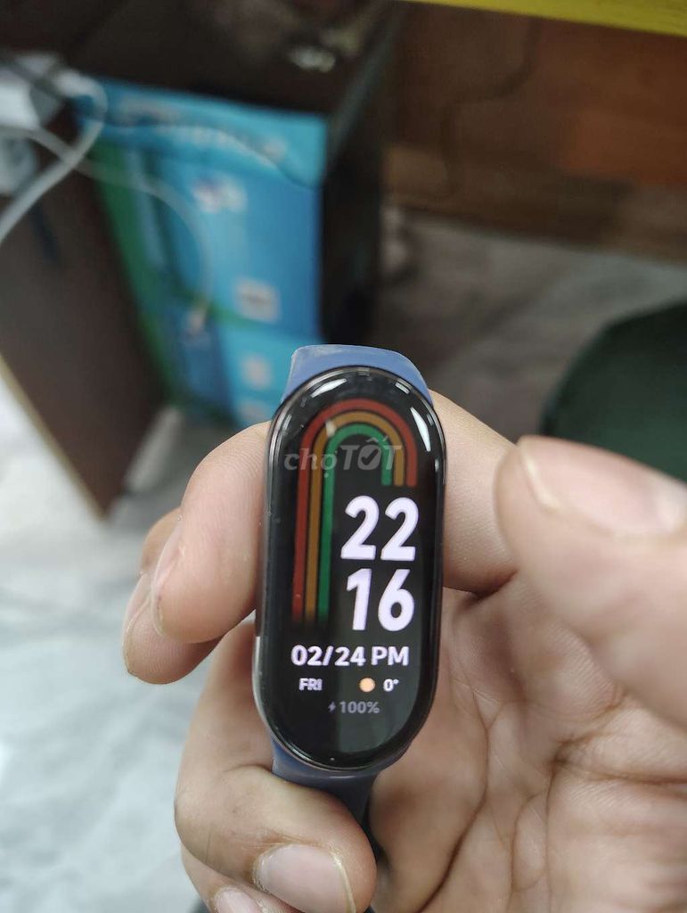 Xiaomi Mi Band 8 Xanh Đã sử dụng. Mua bán Thiết bị đeo thông minh tại Quận Bắc Từ Liêm Hà Nội được đăng bởi GEM hình 1