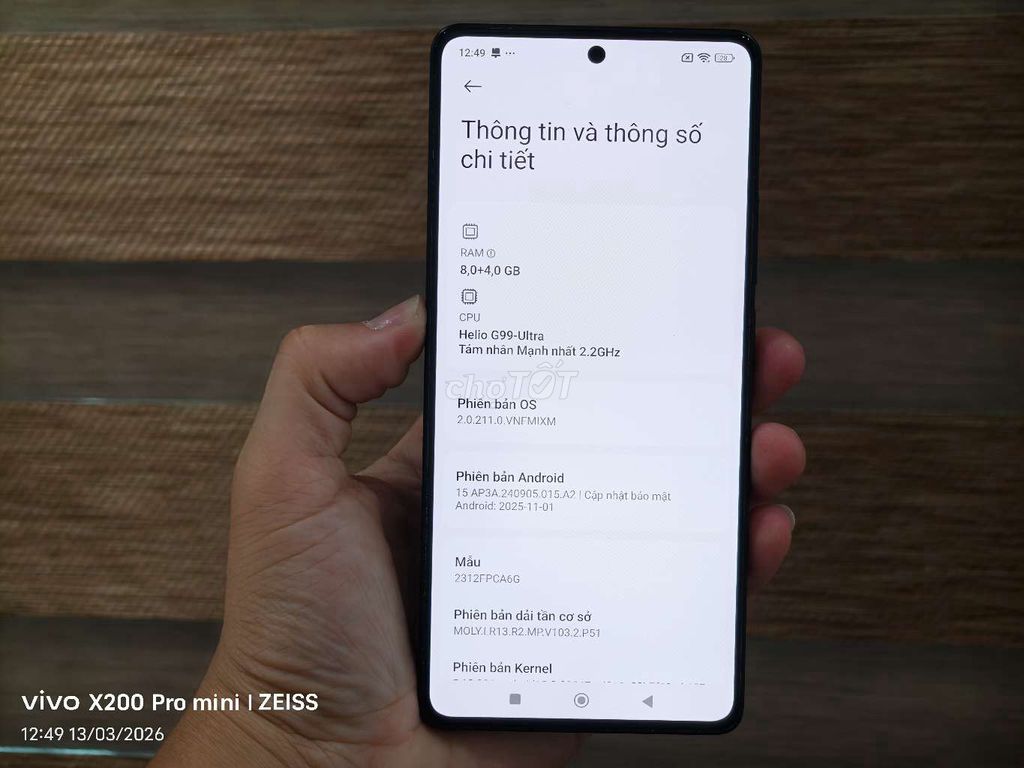 Xiaomi Poco M6 Pro Đen 8GB/256GB bản Việt Nam zin. Mua bán Điện thoại tại Quận Cầu Giấy Hà Nội được đăng bởi Nguyễn Xuân Trường hình 1