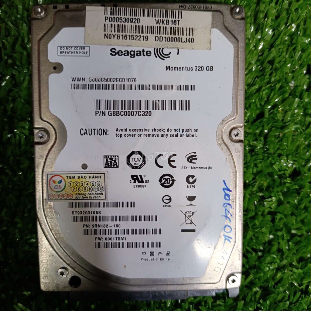 Ổ cứng HDD Seagate Momentus 320GB Laptop. Mua bán Linh kiện (RAM, Card...) tại Thành phố Thủ Đức Tp Hồ Chí Minh được đăng bởi Cũ Giá Rẻ hình 1