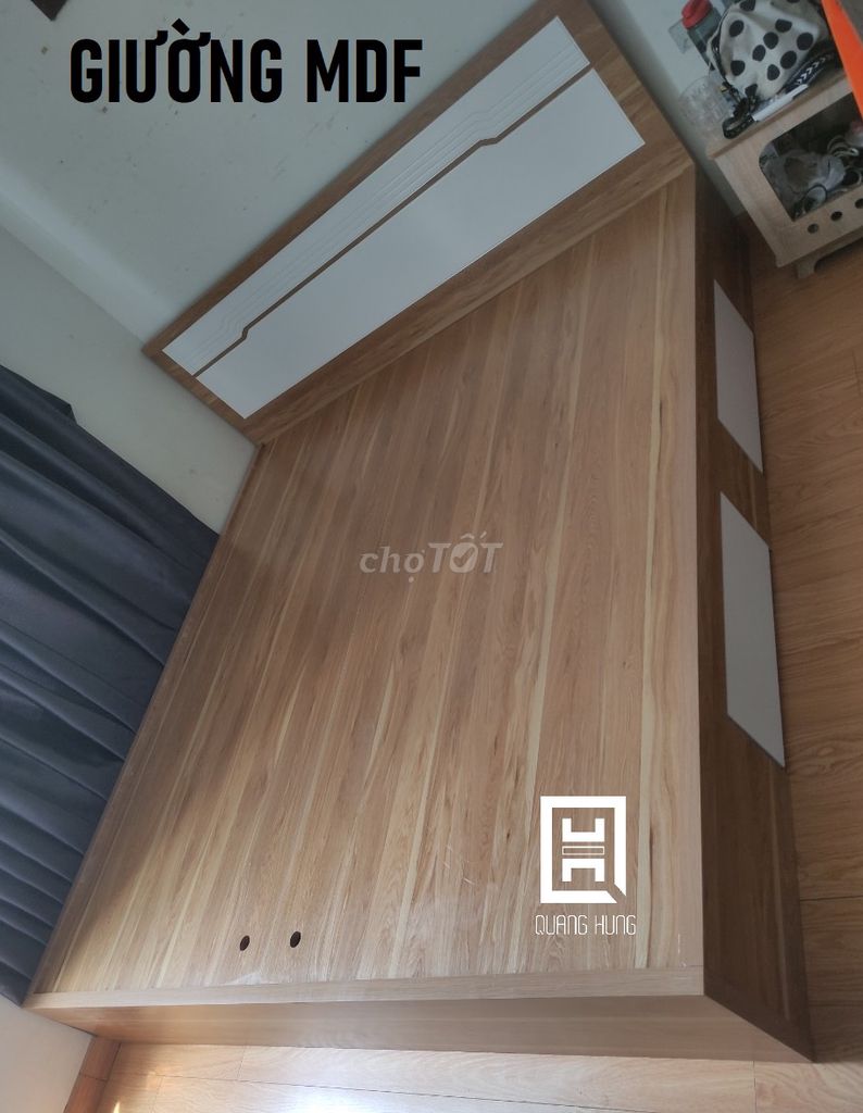GIƯỜNG MDF-GIƯỜNG MDF=GIƯỜNG MDF=GIƯỜNG MDF$GIƯỜNG. Mua bán Giường, chăn ga gối nệm tại Thị xã Tân Uyên Bình Dương được đăng bởi NỘI THẤT NHÀ XINH hình 1