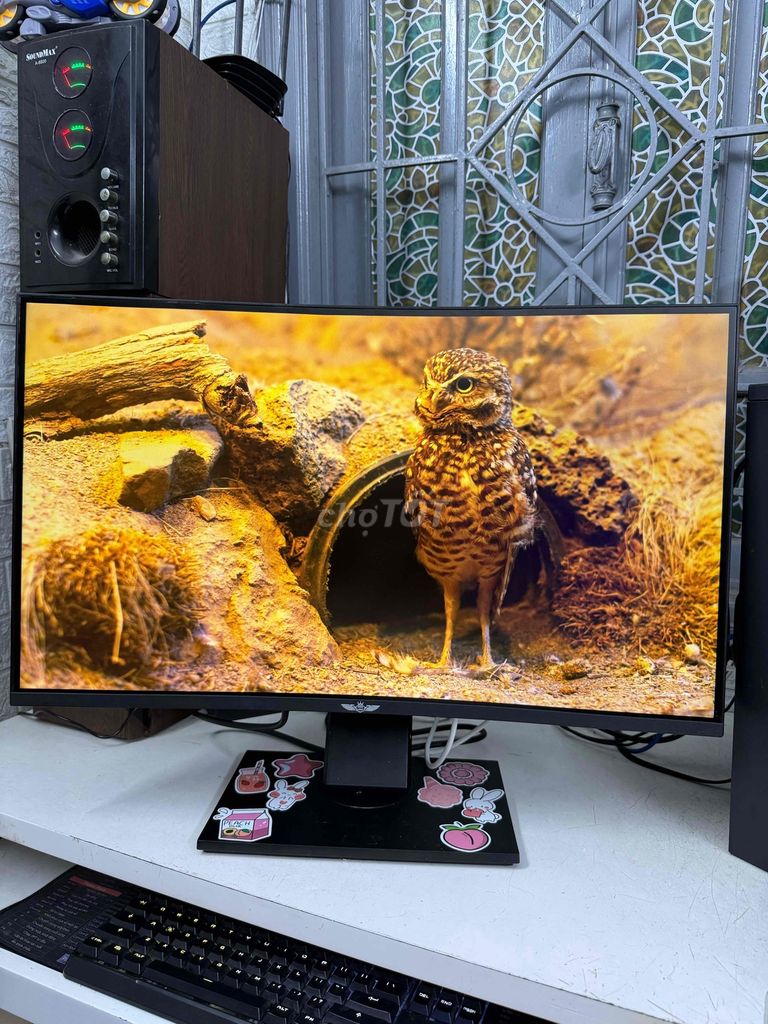 Kinglight 27inch/75hz cong full viền, tích hợp loa