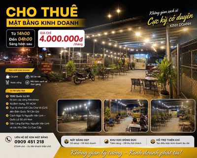 CHO THUÊ MẶT BẰNG KINH DOANH