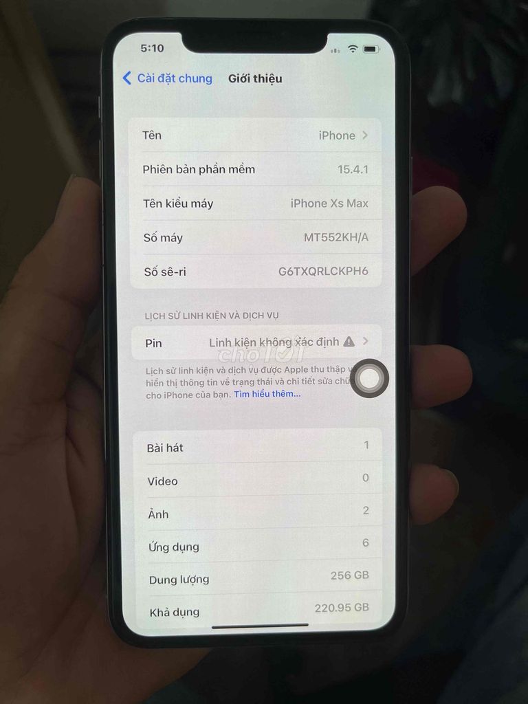 Apple iPhone Xs Max 256GB Trắng. Mua bán Điện thoại tại Quận Bình Thuỷ Cần Thơ được đăng bởi nguyễn hình 1