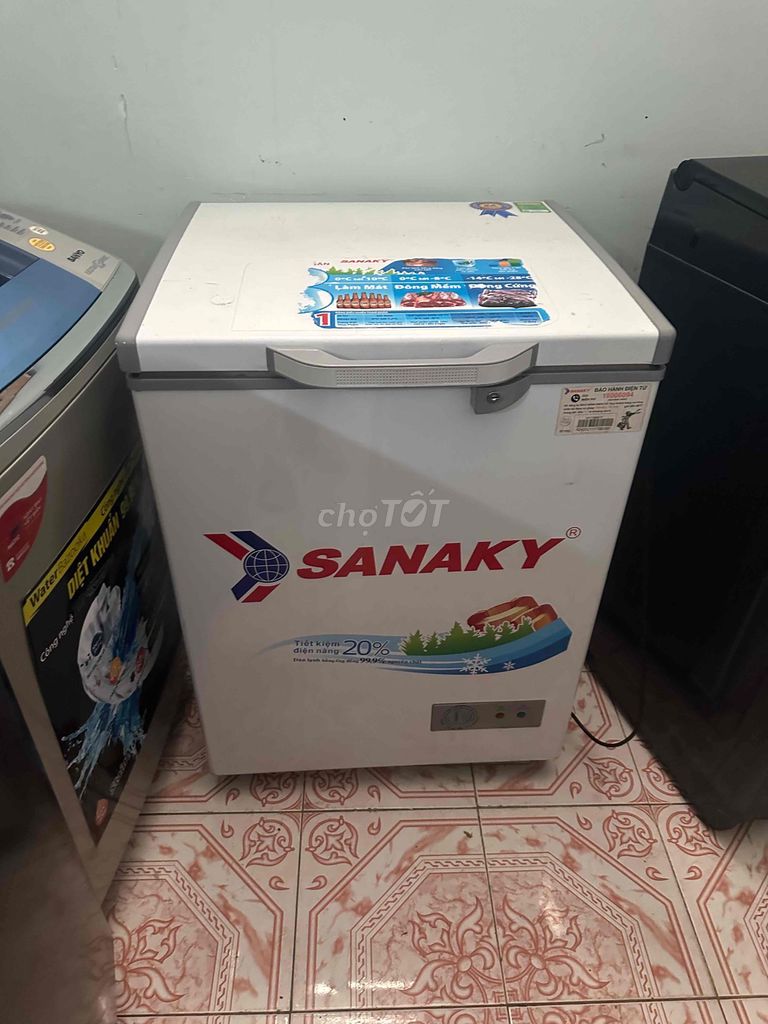 Tủ đông Sanaky 100L đã qua sử dụng. Mua bán Tủ lạnh tại Quận 7 Tp Hồ Chí Minh được đăng bởi shop đồ cũ hình 1
