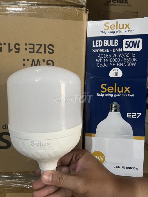 combo 5 LED SELUX Kim Cương 50W - Ánh sáng trắng