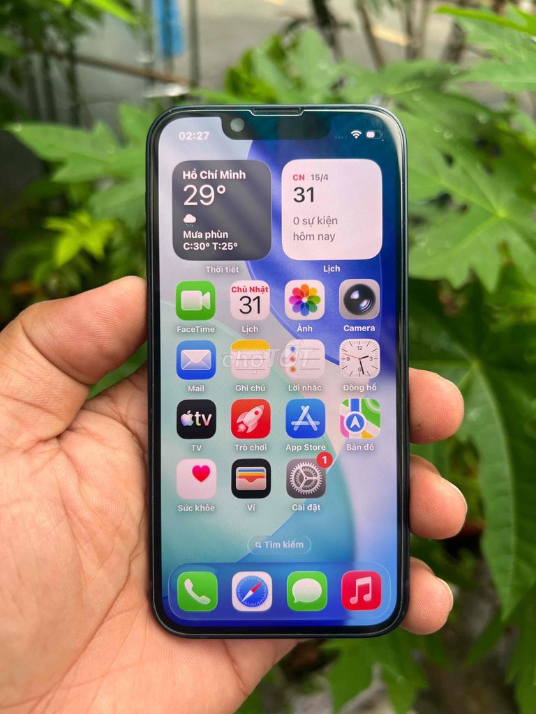 Apple iPhone 13 mini 128GB Xanh. Mua bán Điện thoại tại Quận Tân Phú Tp Hồ Chí Minh được đăng bởi Phan Tien Sỹ hình 1