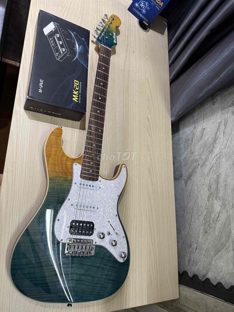 Đàn guitar điện Dallas DL S2 Xanh biển. Mua bán Nhạc cụ tại Quận Thanh Xuân Hà Nội được đăng bởi Nguyễn Thanh hình 1