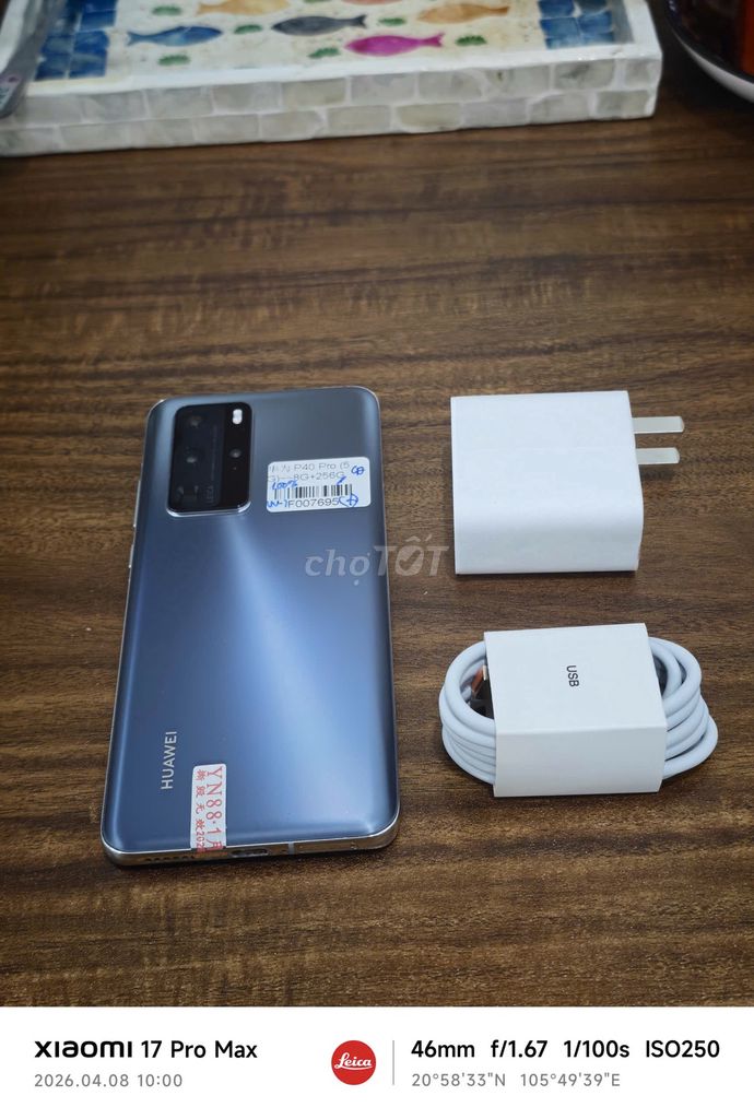 Huawei P40 Pro 8/256 Xám sạc cáp có ship COD. Mua bán Điện thoại tại Quận Hoàng Mai Hà Nội được đăng bởi Trần Ngọc Hiếu hình 1