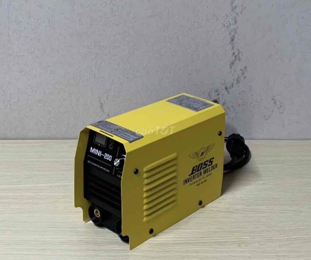 Máy hàn Inverter BOSS MINI-200A Vàng 2.5kg. Mua bán Đồ chuyên dụng, Giống nuôi trồng tại Quận Bình Tân Tp Hồ Chí Minh được đăng bởi PBL hình 1