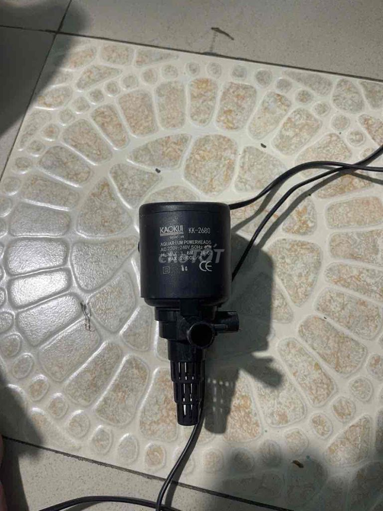 Máy bơm hồ cá KAOKUI KK-2680 Đen. Mua bán Phụ kiện, Thức ăn, Dịch vụ tại Quận Bình Tân Tp Hồ Chí Minh được đăng bởi Kiện Hải Đường hình 1