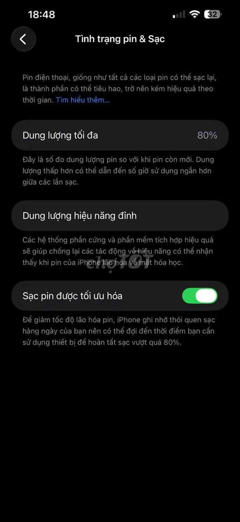 Apple iPhone 13 Pro Max 128GB Đen 80%. Mua bán Điện thoại tại Huyện Hóc Môn Tp Hồ Chí Minh được đăng bởi Nguyen Nhân hình 1
