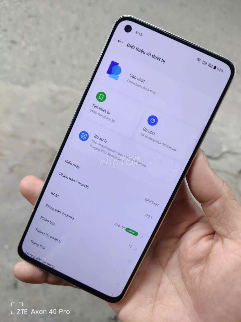 OPPO Reno8 Pro 5G GL. Mua bán Điện thoại tại Quận Ba Đình Hà Nội được đăng bởi đình bắc hình 1