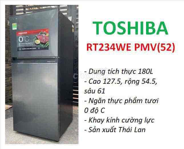 Tủ lạnh Toshiba Inverter 180 GR-RT234-PMV(52