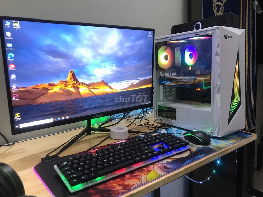 🔥 PC GAMING I7 7700 + RX 580 8GB | MÀN 27" 120HZ. Mua bán Máy tính để bàn tại Thành phố Buôn Ma Thuột Đắk Lắk được đăng bởi Quốc Khiêm hình 1