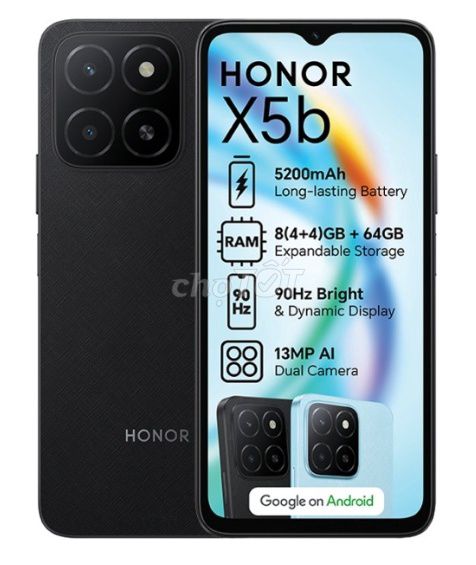 Honor X5b 8GB 64GB Đen (CÒN BẢO HÀNH). Mua bán Điện thoại tại Quận 3 Tp Hồ Chí Minh được đăng bởi VTM Âu Hàn hình 1