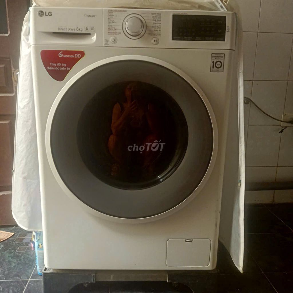 Máy giặt LG 8kg cửa ngang Trắng. Mua bán Máy giặt tại Quận Hoàng Mai Hà Nội được đăng bởi lisa nguyễn hình 1