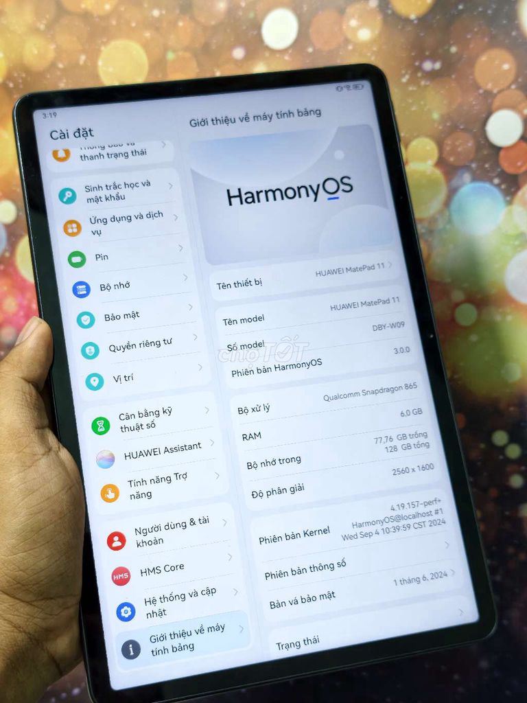 Huawei Matepad 11 10.9 inch 6GB/128GB. Mua bán Máy tính bảng tại Thành phố Biên Hòa Đồng Nai được đăng bởi Thạch Minh Sơn hình 1