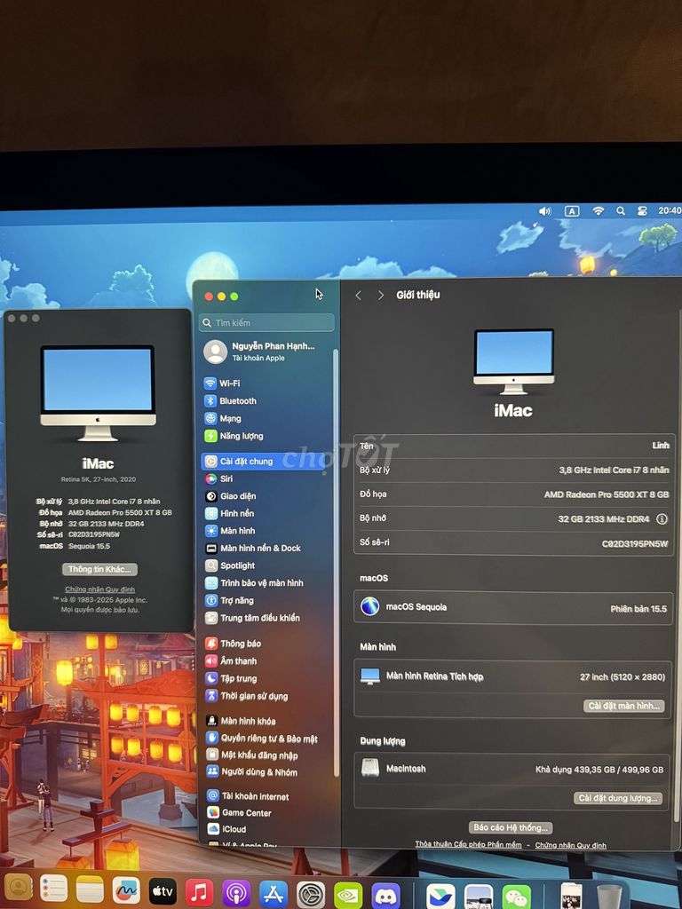 Apple iMac Retina 5K i7 27 inch. Mua bán Máy tính để bàn tại Quận Cầu Giấy Hà Nội được đăng bởi Hà Tuấn hình 1