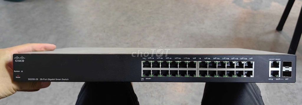 Switch quản lý Gigabit Cisco SG200 thanh lý rẽ