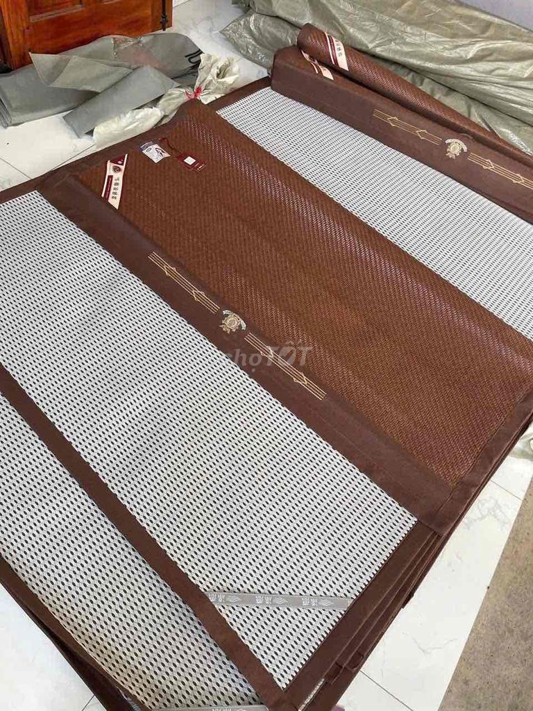 Chiếu mây Nâu 1m6x2m. Mua bán Giường, chăn ga gối nệm tại Thành phố Huế Thừa Thiên Huế được đăng bởi nguyễn thị hương thu hình 1