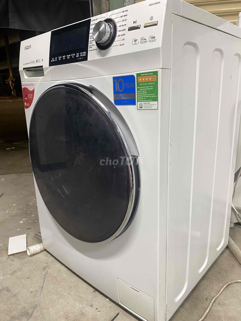 Máy giặt Aqua 8.5kg Trắng tiết kiệm điện nước. Mua bán Máy giặt tại Thị xã Bến Cát Bình Dương được đăng bởi Huỳnh Dương hình 1