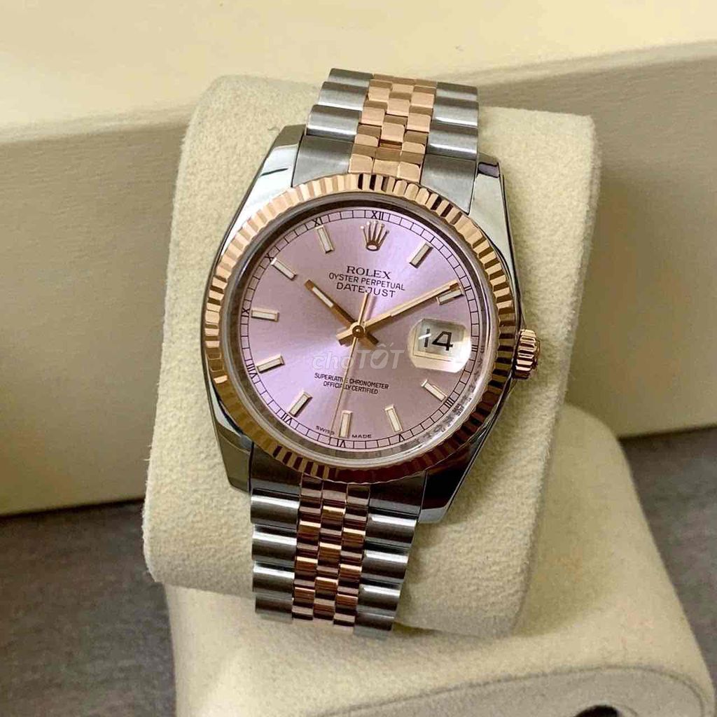 Rolex 116231 datejust 36mm Hồng vạch