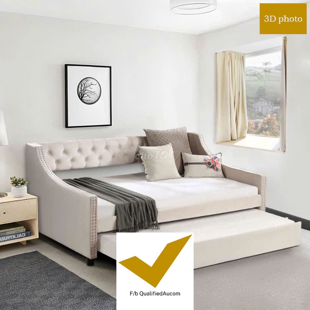 Sofa giường 2 tầng kéo giá tốt tại Tp.HCM. Mua bán Bàn ghế tại Quận 7 Tp Hồ Chí Minh được đăng bởi QualifiedAu hình 1