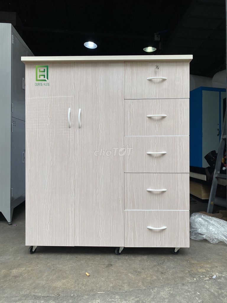 TỦ QUẦN ÁO NHỰA ĐL 2 CÁNH 5 HỘC - TỦ NHỰA - TỦ. Mua bán Tủ, kệ gia đình tại Huyện Nhơn Trạch Đồng Nai được đăng bởi Nội Thất Quang Hùng TD hình 1