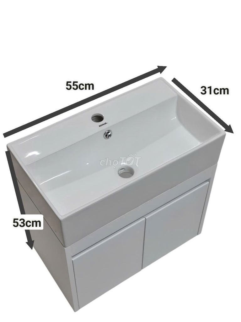 tủ chậu lavabo 55x31cm