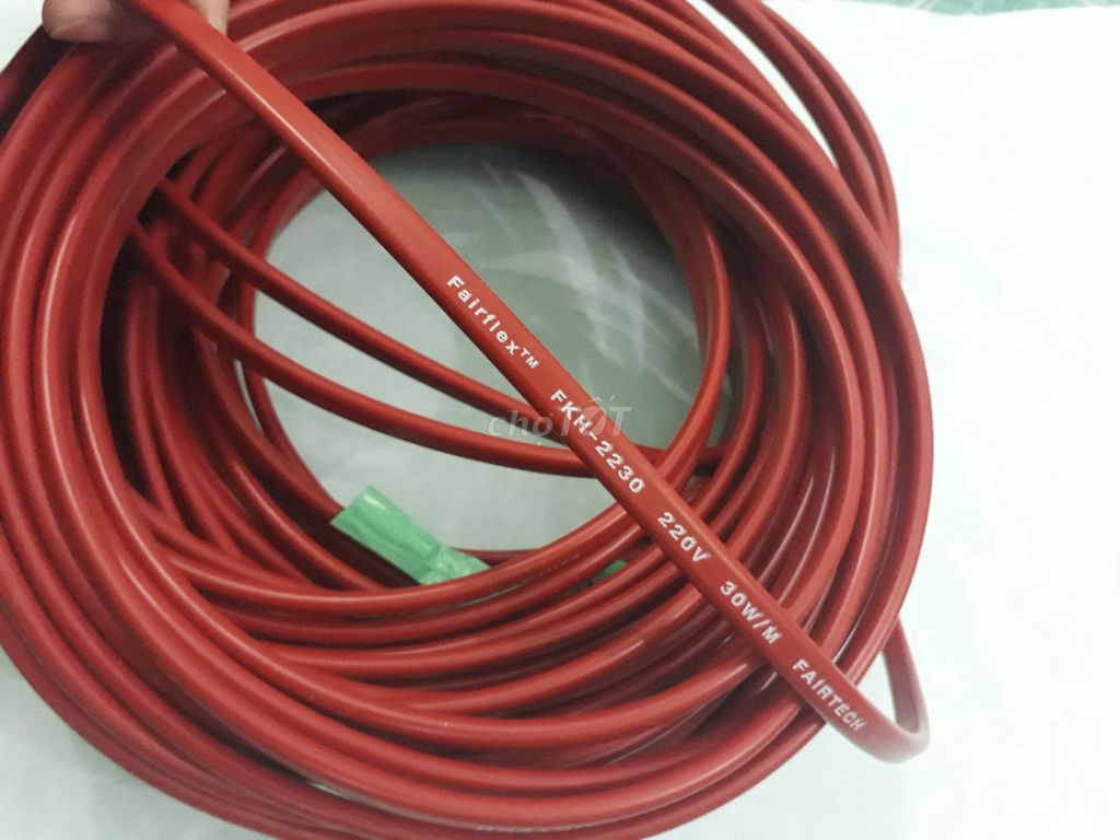 Dây điện trở silicon xả đá 230v-30w/met. Mua bán Đồ chuyên dụng, Giống nuôi trồng tại Quận Bình Tân Tp Hồ Chí Minh được đăng bởi Thúy Hàng hình 1
