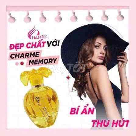 Nước hoa Charme Memory Nữ 100ml Ngọt nhẹ. Mua bán Nước hoa tại Quận Cái Răng Cần Thơ được đăng bởi Vân Store Charme hình 1