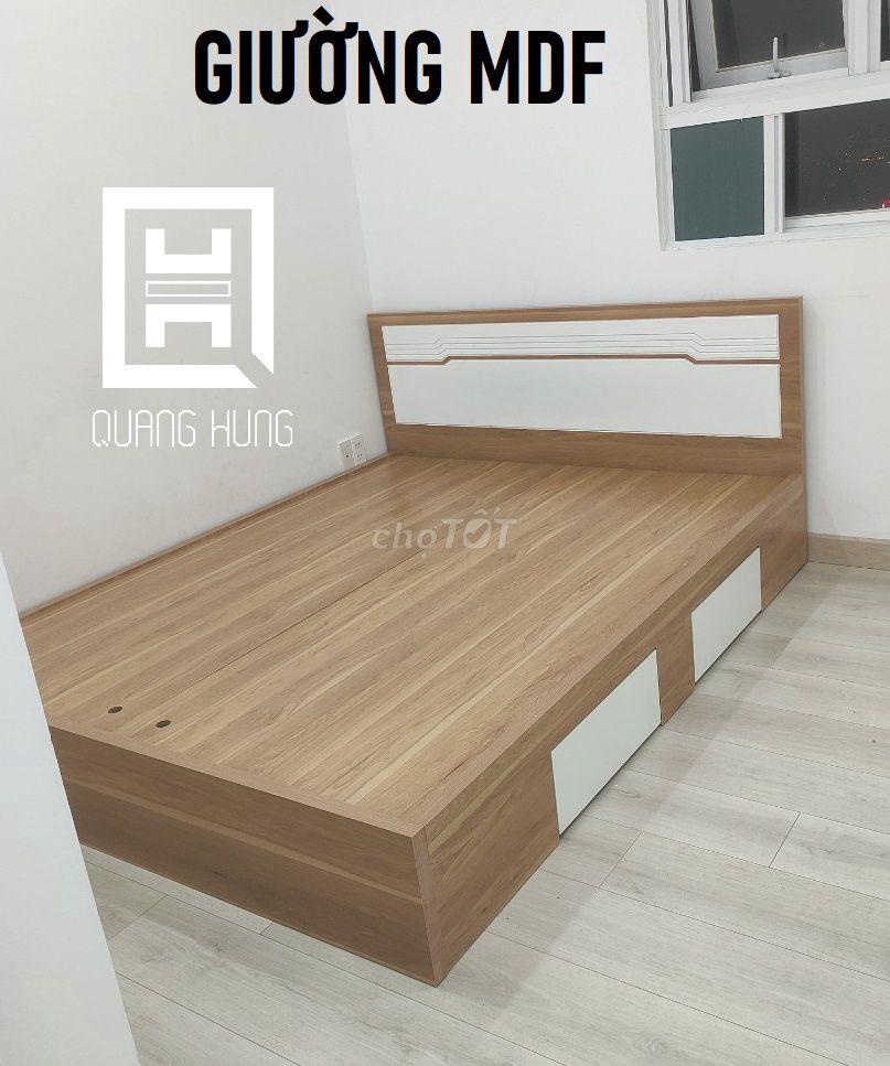 GIƯỜNG MDF-GIƯỜNG MDF=GIƯỜNG MDF=GIƯỜNG MDF$GIƯỜNG. Mua bán Giường, chăn ga gối nệm tại Thành phố Thủ Đức Tp Hồ Chí Minh được đăng bởi NỘI THẤT NHÀ XINH hình 1