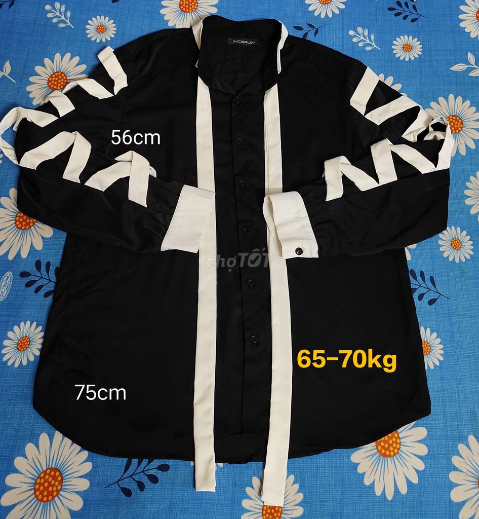 Áo sơ mi INCERUN Nam vải mềm mại. Mua bán Quần áo tại Quận 8 Tp Hồ Chí Minh được đăng bởi Tùng Nguyên  hình 1
