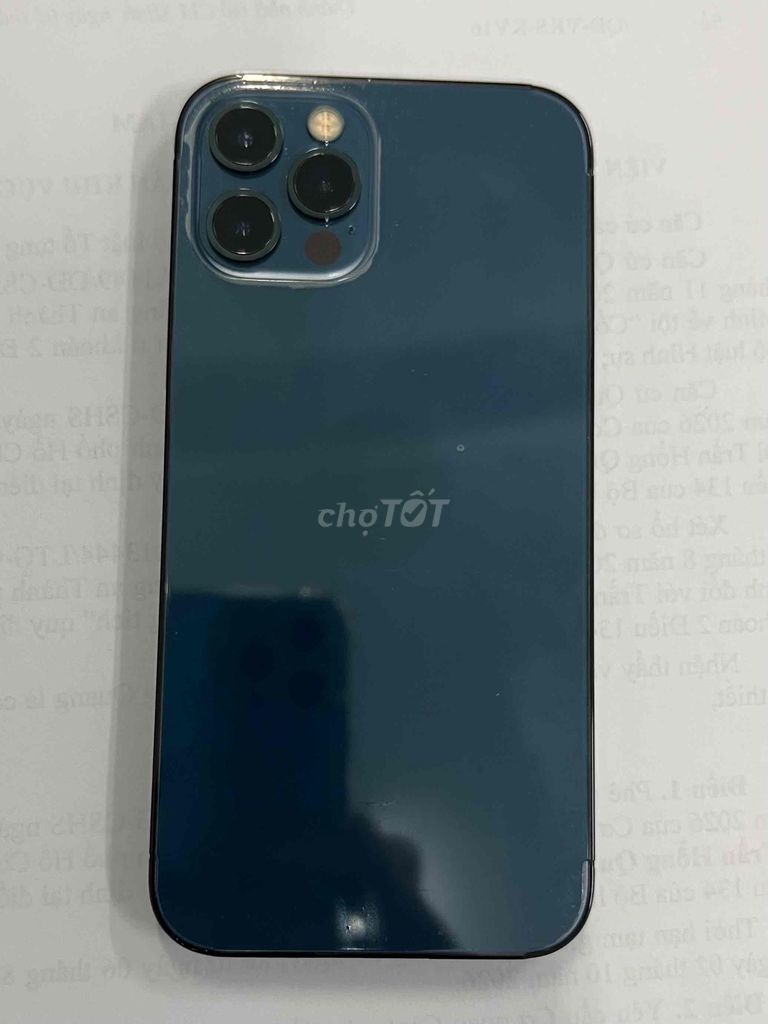 Apple iPhone 12 Pro 128GB Xanh (mới thay pin 100%). Mua bán Điện thoại tại Thành phố Thủ Dầu Một Bình Dương được đăng bởi Hoàng Mr hình 1