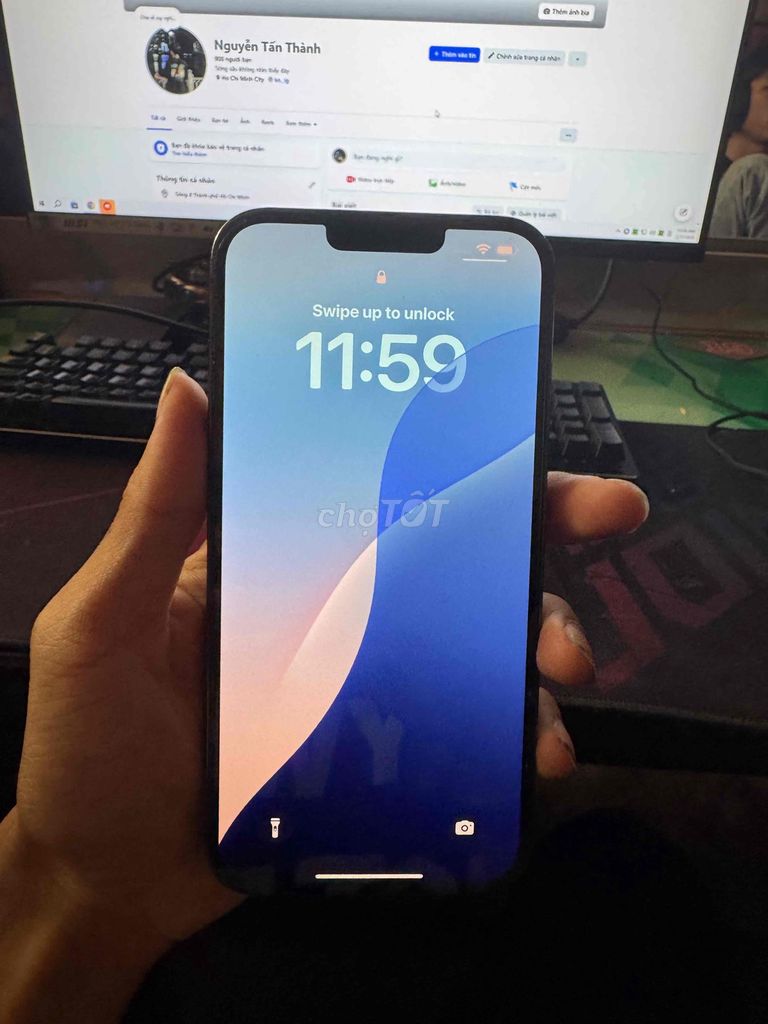 Apple iPhone 13 Pro Max 128GB Đen Đã sử dụng. Mua bán Điện thoại tại Huyện Hóc Môn Tp Hồ Chí Minh được đăng bởi Tấn Thành hình 1