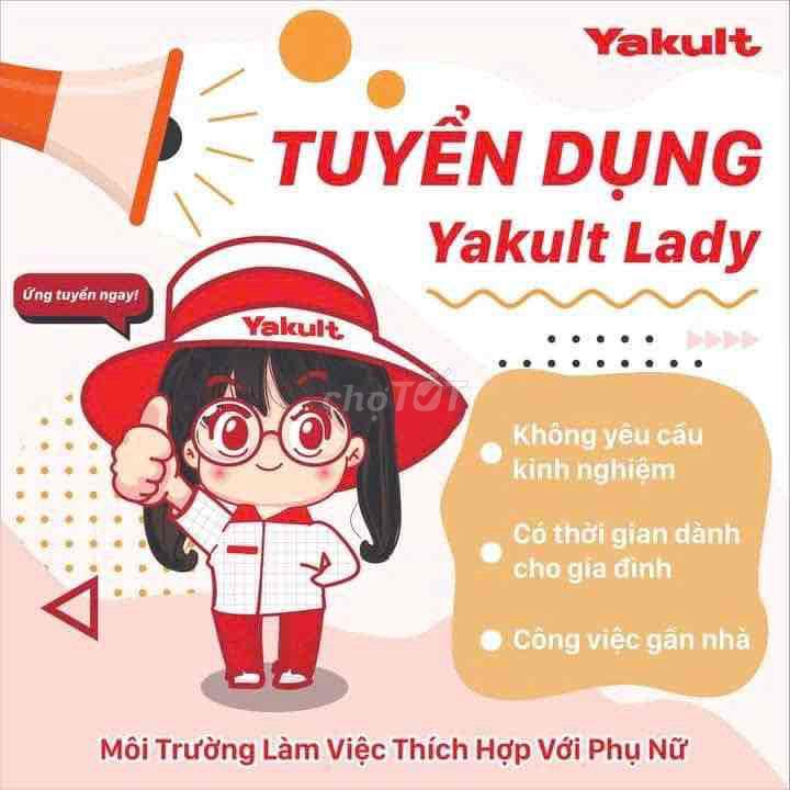Tuyển 7 nữ bán sữa Yakult khu vực Quận 6, Quận 11. Việc làm tại Quận 6 Tp Hồ Chí Minh được đăng bởi Công ty TNHH Yakult Việt Nam hình 5