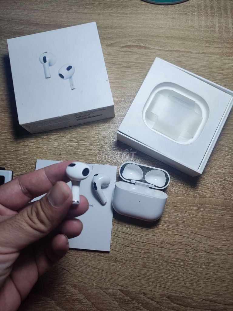 Airpod 3 hàng real chính hãng. Mua bán Tivi, Âm thanh tại Thành phố Buôn Ma Thuột Đắk Lắk được đăng bởi hưng  hình 1