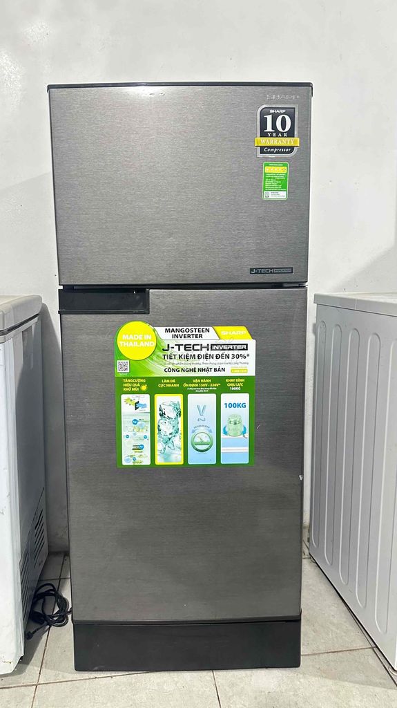 Tủ lạnh Sharp 165L Inverter Xám. Mua bán Tủ lạnh tại Quận Nam Từ Liêm Hà Nội được đăng bởi tủ lạnh máy giặt uy tín hình 1