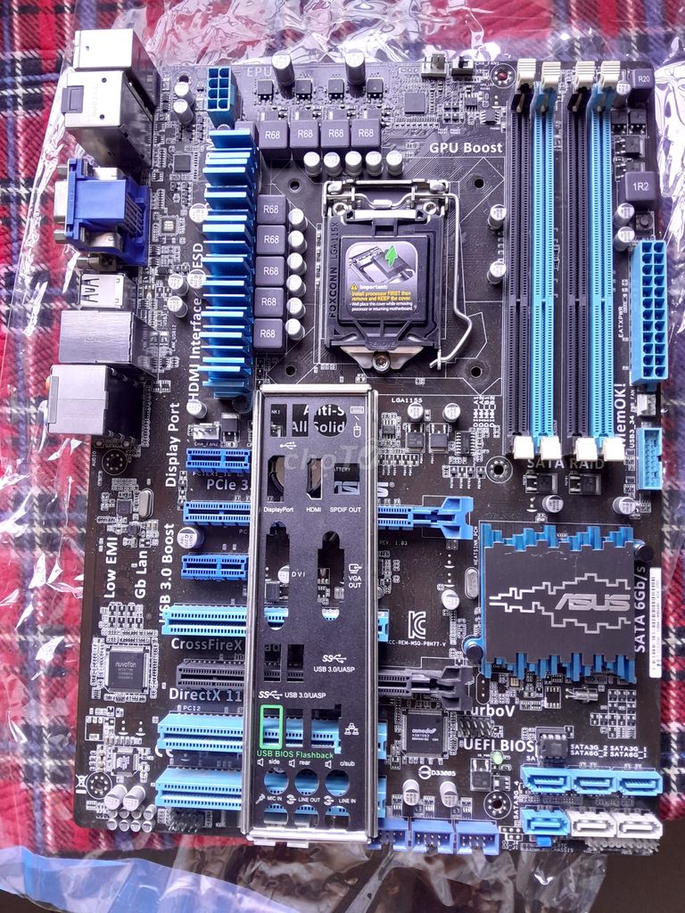 MAIN ASUS H77 PRO - ÂM THANH DOLLBY( mạnh = z77 }