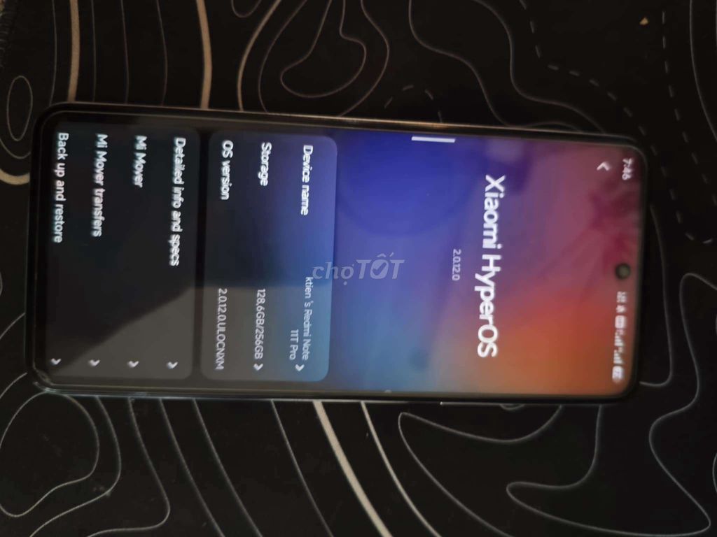 Xiaomi Redmi Note 11T Pro 12GB 256GB Xám. Mua bán Điện thoại tại Quận 3 Tp Hồ Chí Minh được đăng bởi Nguyễn Kim Tiến hình 1
