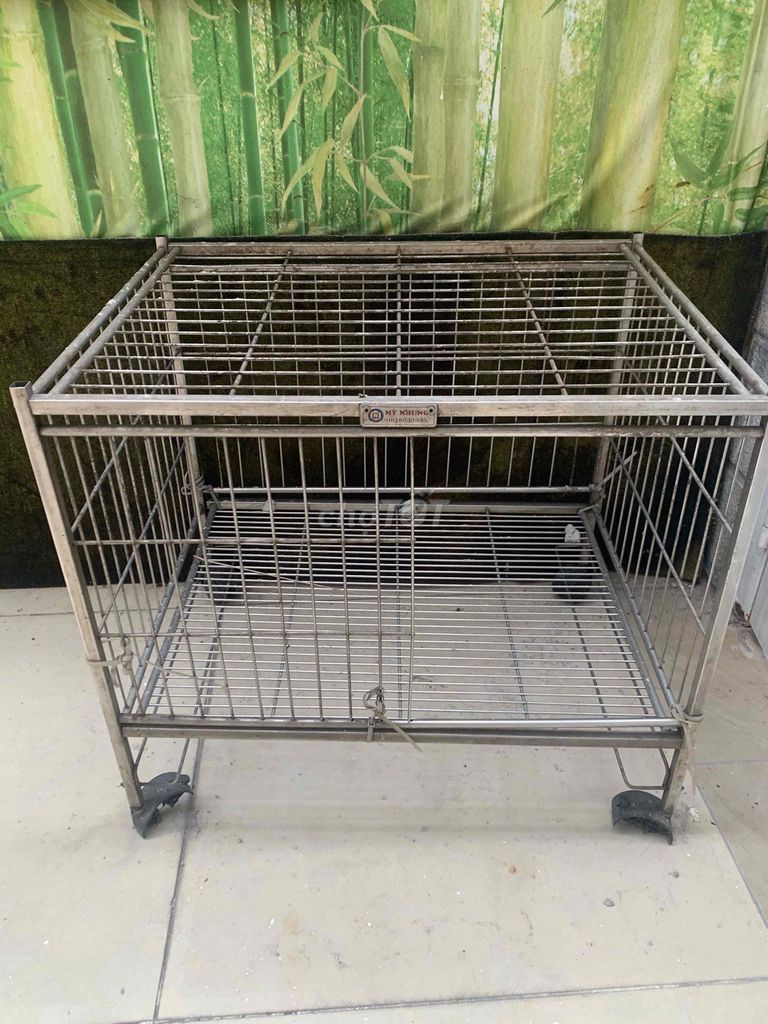 Chuồng thú cưng Inox 60x50x35cm hư bánh xe. Mua bán Phụ kiện, Thức ăn, Dịch vụ tại Huyện Bình Chánh Tp Hồ Chí Minh được đăng bởi Danh hình 1