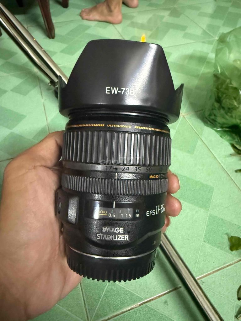 Ống kính Canon EF-S 17-85mm Đen. Mua bán Máy ảnh, Máy quay tại Thành phố Biên Hòa Đồng Nai được đăng bởi long hình 1