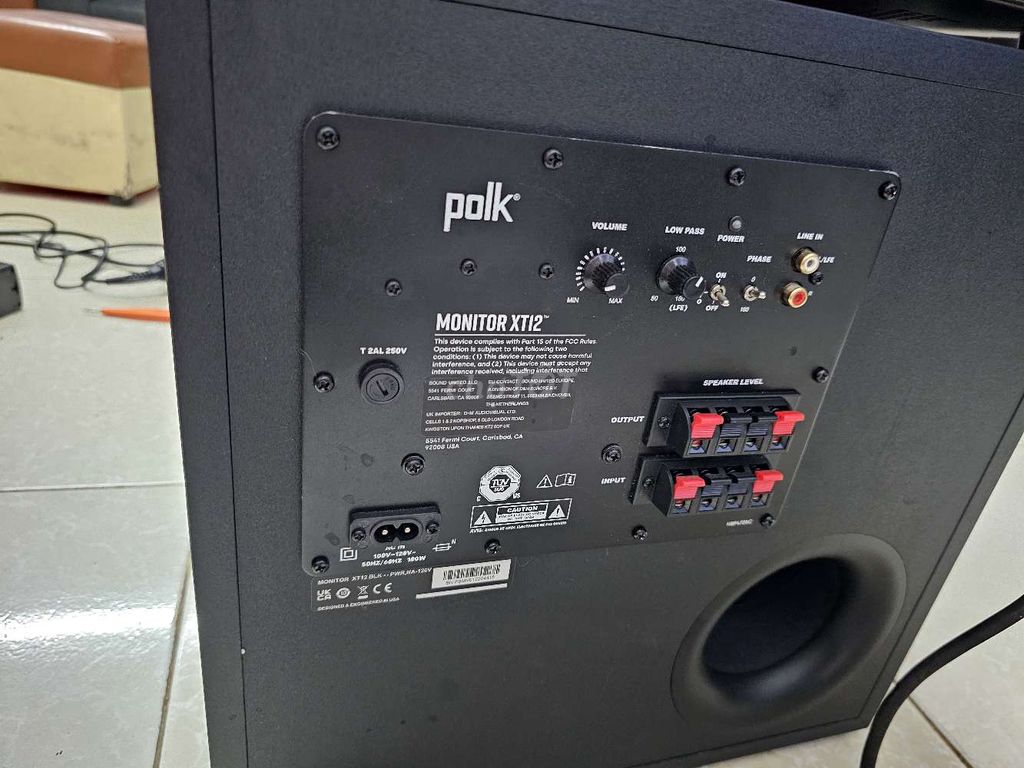 Sup điện bass 30 . Hãng Polk của Mỹ. Mua bán Tivi, Âm thanh tại Quận Ba Đình Hà Nội được đăng bởi vũ Thành Đạt hình 2