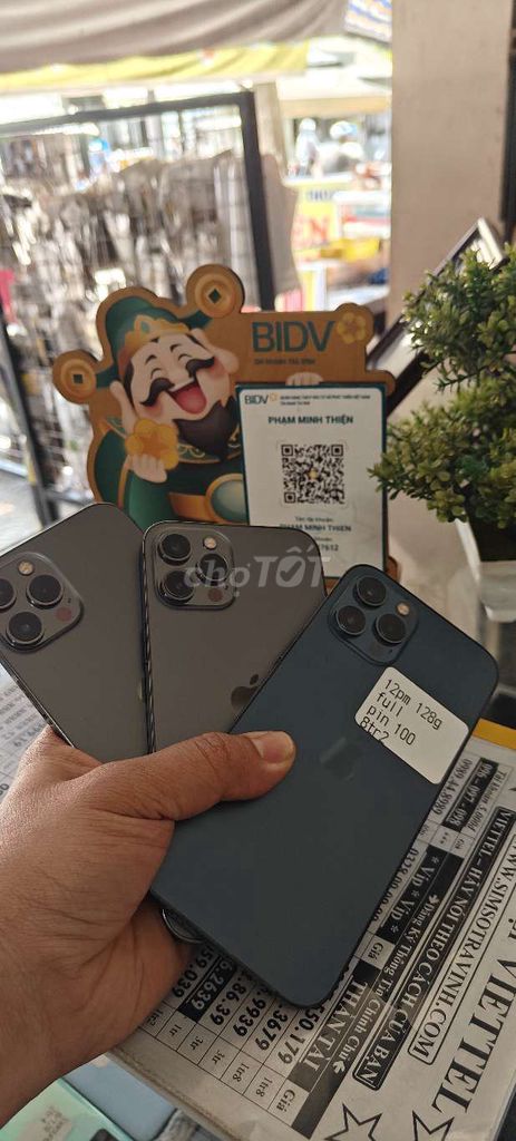 Apple iPhone 12 Pro Max 128GB Xám 98%. Mua bán Điện thoại tại Thành phố Trà Vinh Trà Vinh được đăng bởi thinh đat hình 1
