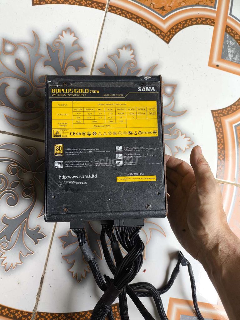 Nguồn máy tính SAMA Forza 750W 80 Plus Gold. Mua bán Linh kiện (RAM, Card...) tại Thị xã Sơn Tây Hà Nội được đăng bởi Long chuyên linh kiện điện tử hình 1