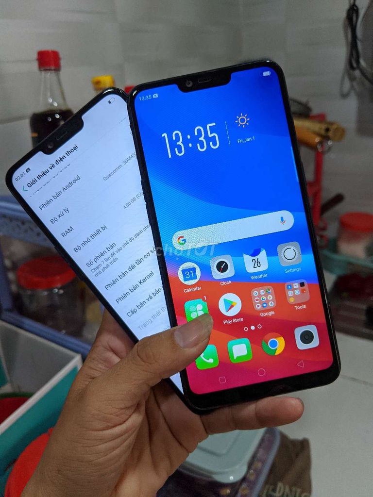 Oppo A3s 16GB xin, pin ngon. Mua bán Điện thoại tại Quận 12 Tp Hồ Chí Minh được đăng bởi Phước Trần hình 1