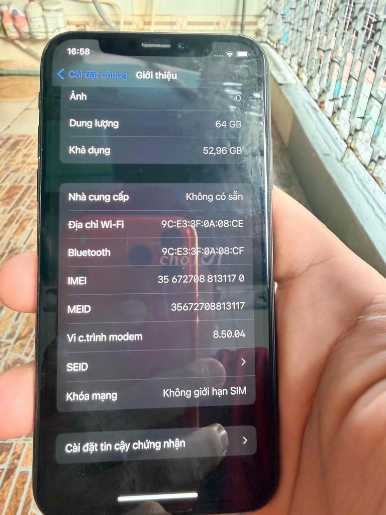 dư dùng nên cần bán iphone x 64g full chức năng. Mua bán Điện thoại tại Quận 3 Tp Hồ Chí Minh được đăng bởi Phùng Tuấn Khải hình 1