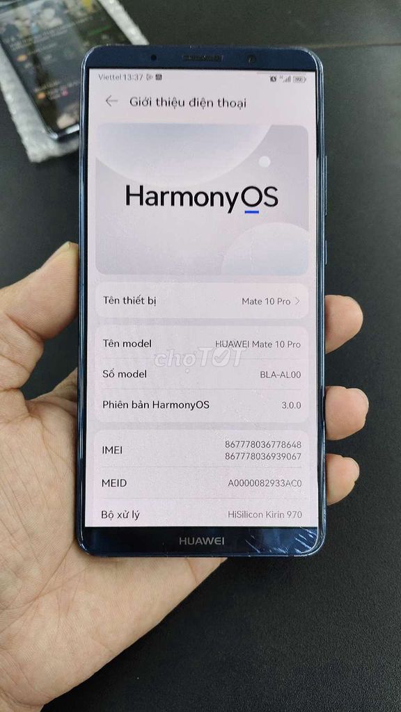 Huawei Mate 10 Pro 6GB/64GB. Mua bán Điện thoại tại Thành phố Thủ Đức Tp Hồ Chí Minh được đăng bởi hoàng thạch hình 1